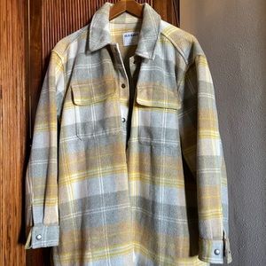 Old Navy Fleece Flannel Shacket